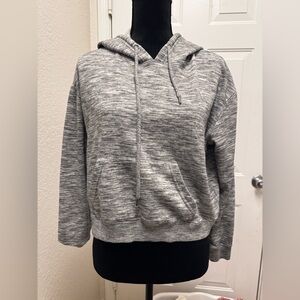 Timing Heather Gray Marled Hooded Sweatshirt - Women's